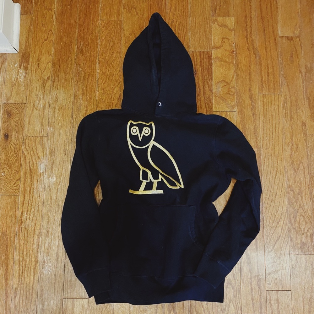 OVO Sweatshirt with Gold Embroidered Owl
